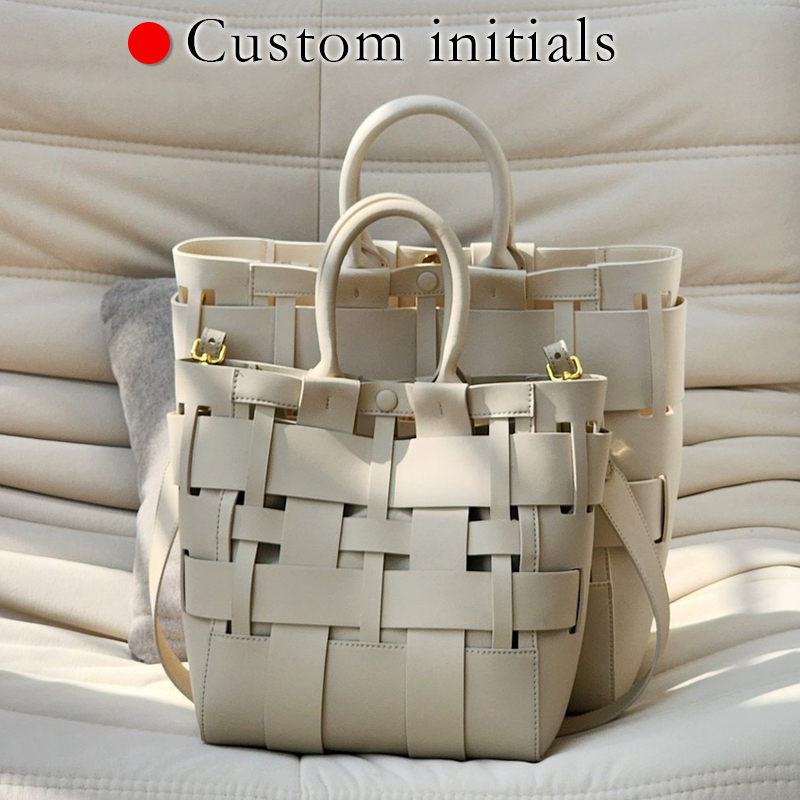 Tas Tote Kulit Asli Inisial Ku - Luxury Bags Tote ulasan dan harga